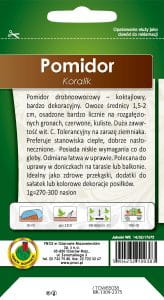 Pomidor gruntowy Koralik 1g