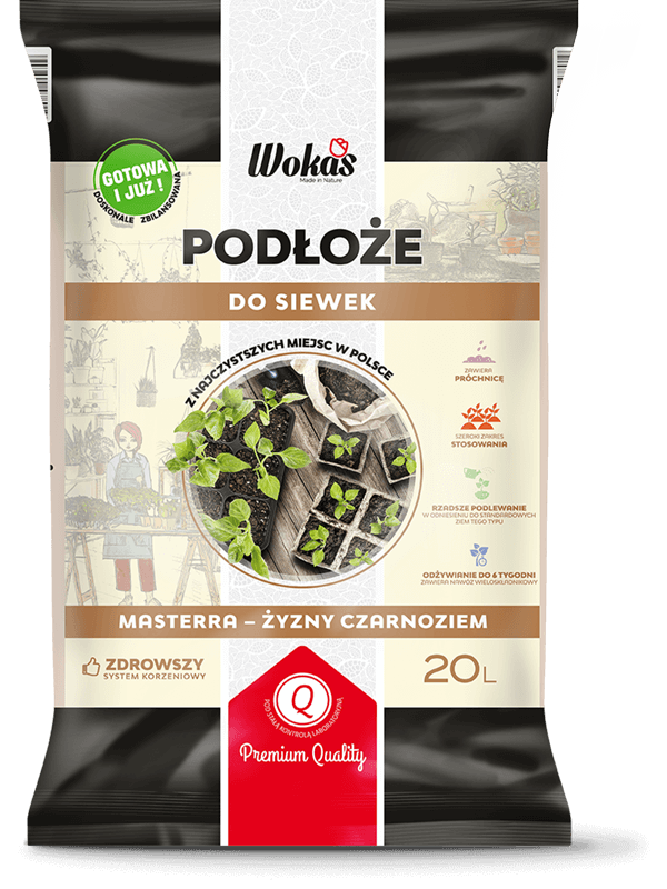 Podłoże ziemia do siewu i pikowania 20l Wokas 