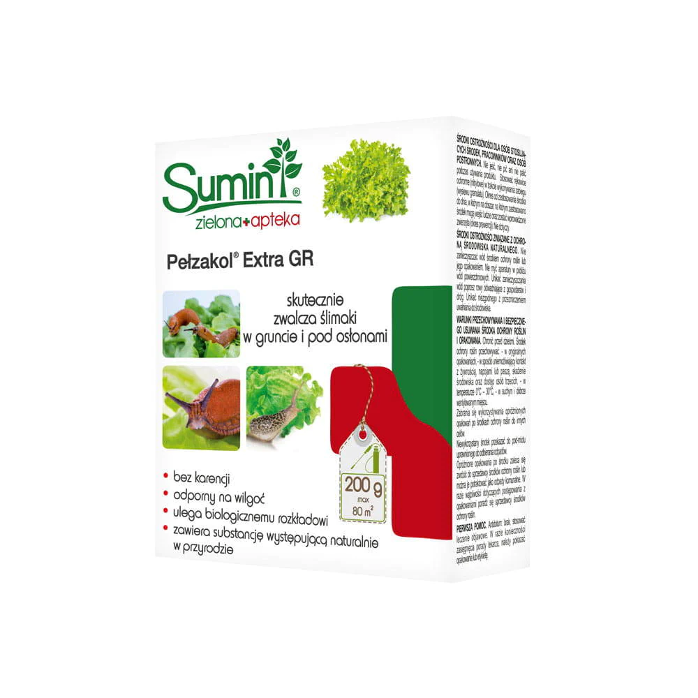 Pełzakol Extra GR 200g - ekologiczny na ślimaki 