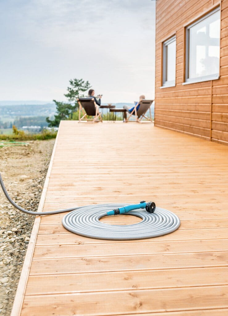 Zestaw zraszający z wężem rozciągliwym Basic 15m 