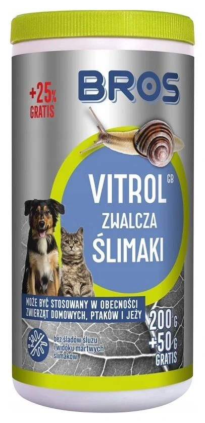Vitrol GB  zwalcza ślimaki 250g - bezpieczny dla zwierząt 