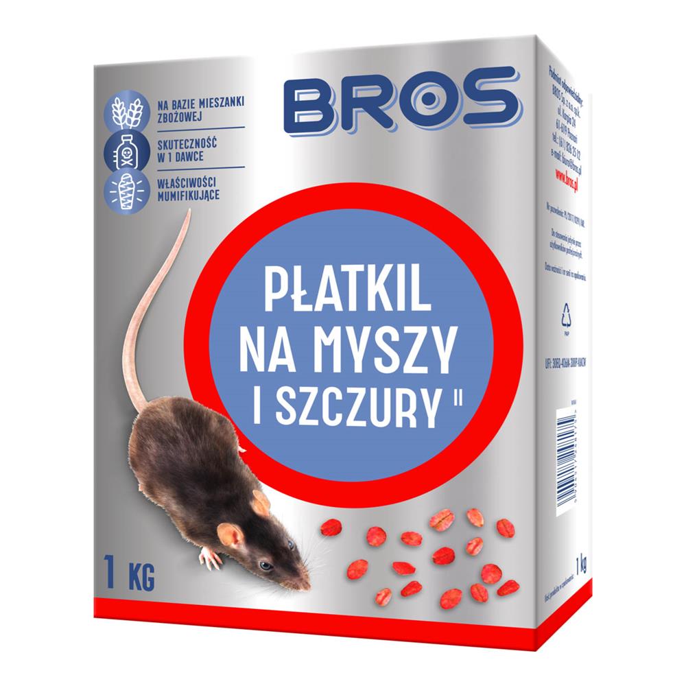 Płatki na myszy i szczury Bros 1 kg 