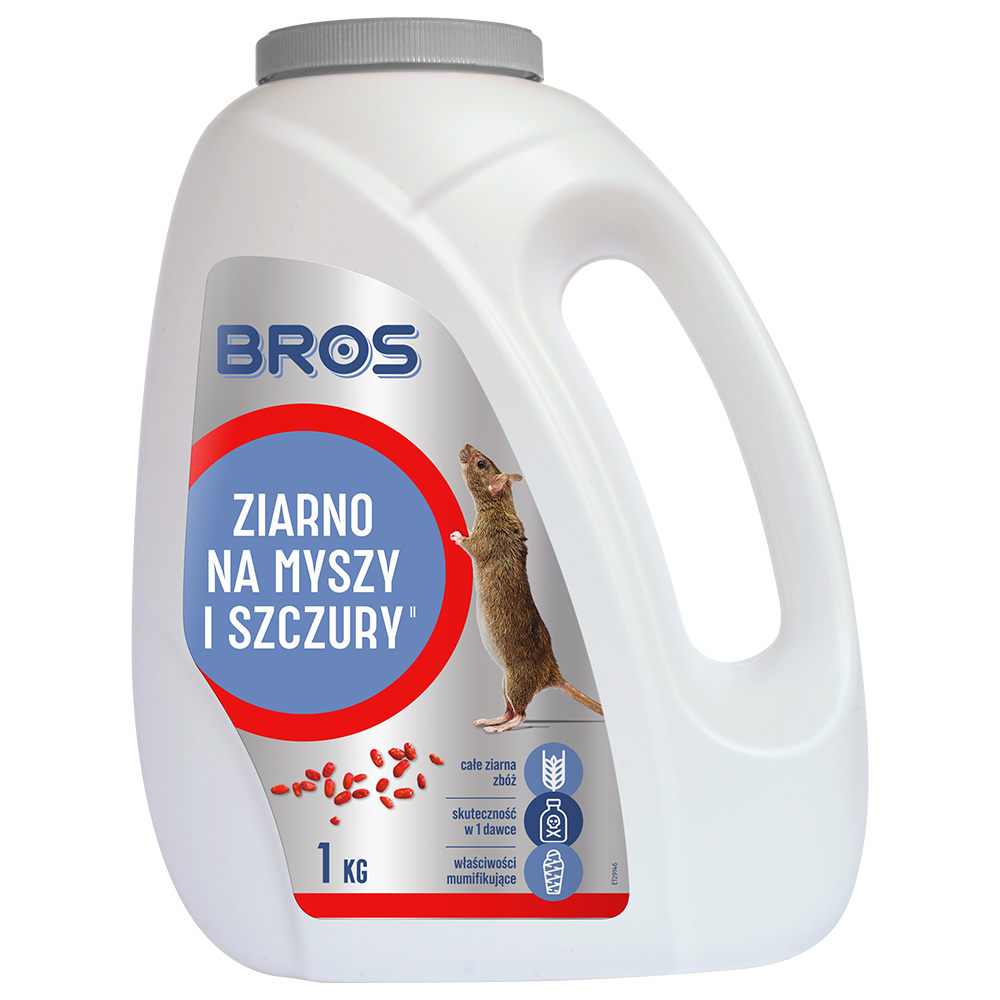 Ziarno na myszy i szczury Bros 1 kg 