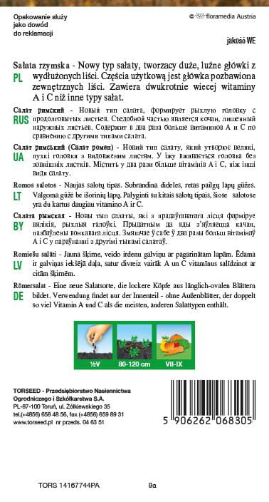 Sałata rzymska Parris Island 0,5g